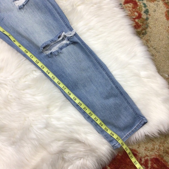 American Eagle Outfitters Light Blue Denim Overalls - Picture 4 of 10